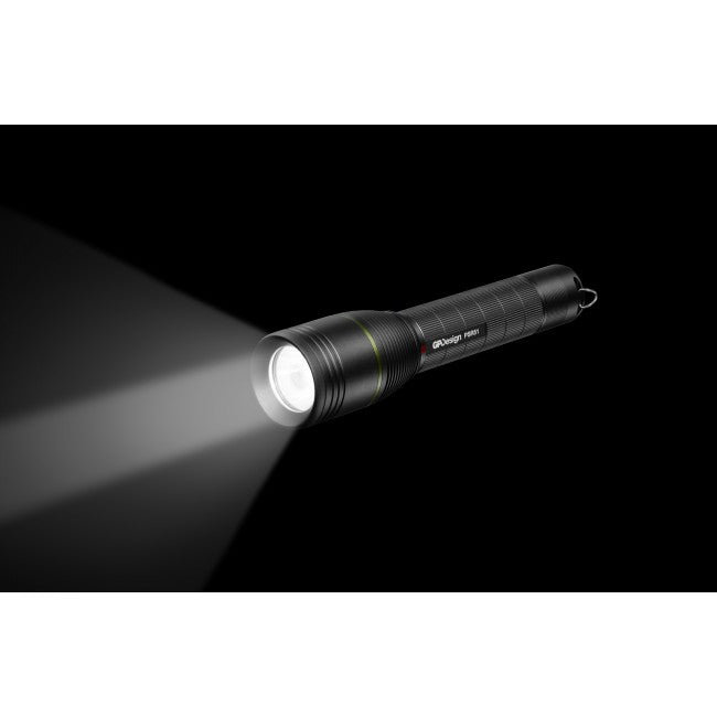 Design laddbar ficklampa Castor PSR51 SVART / ONE SIZE