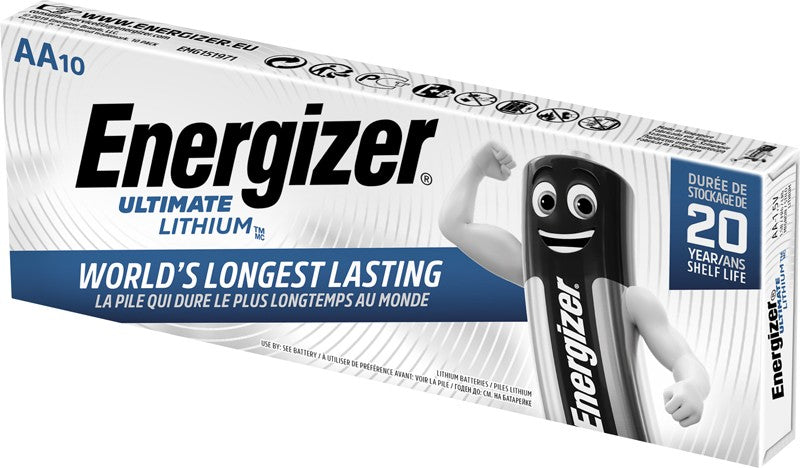 Batteri  AA Lithium 10-pack ONE SIZE