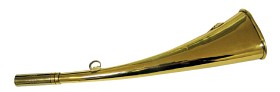 Jakthorn Mässing böjt 12 cm ONE SIZE