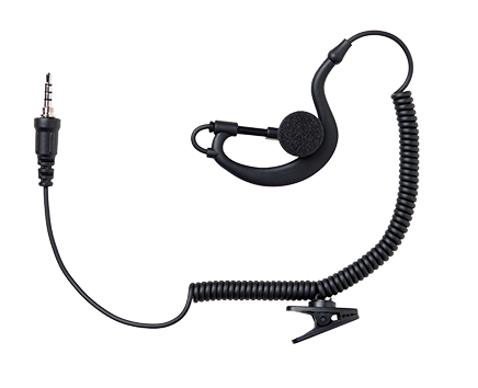 Öronmussla Inre 3,5mm rak SVART / ONE SIZE
