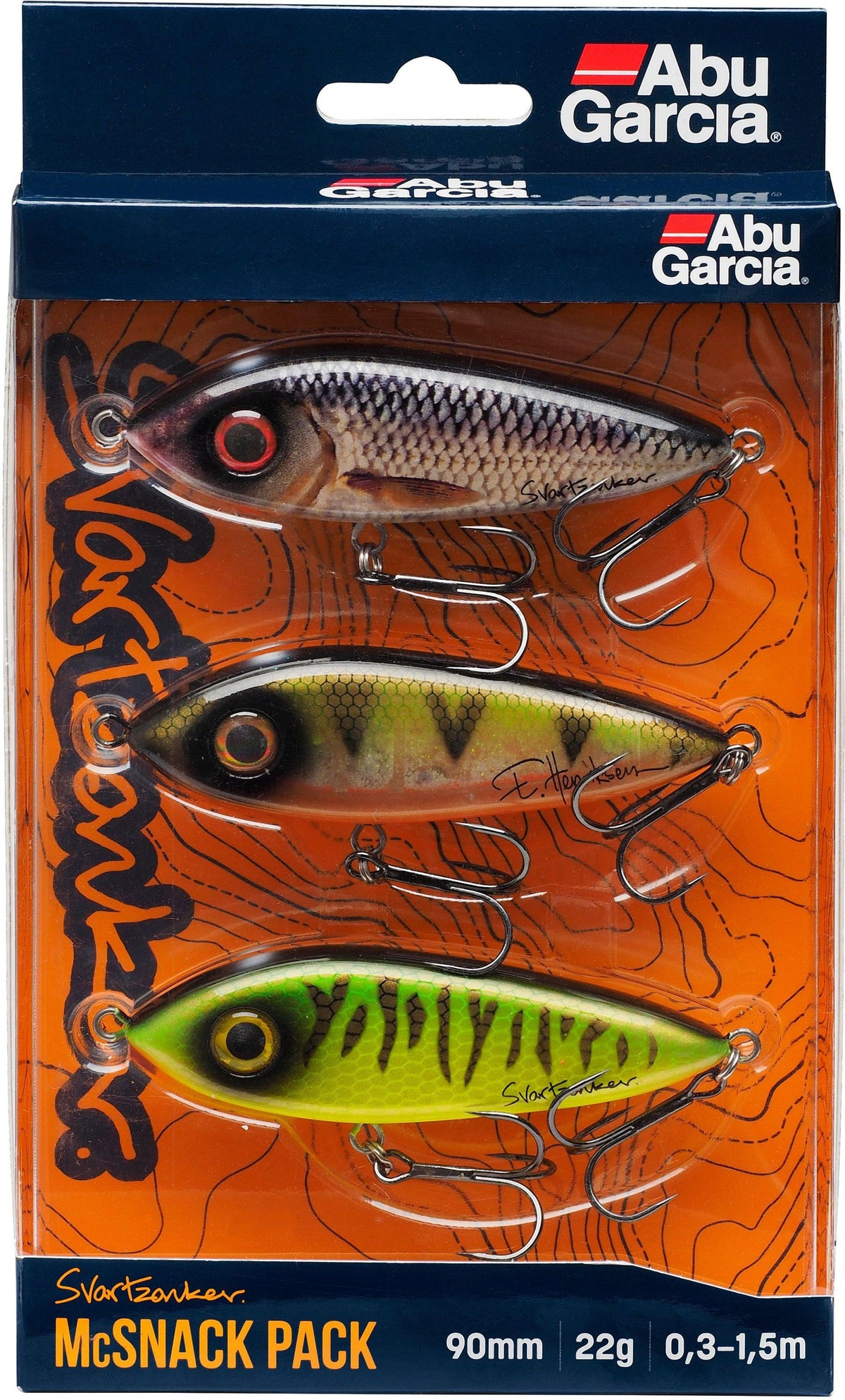 Svartzonker Mcsnack 3-pack 9cm ONE SIZE