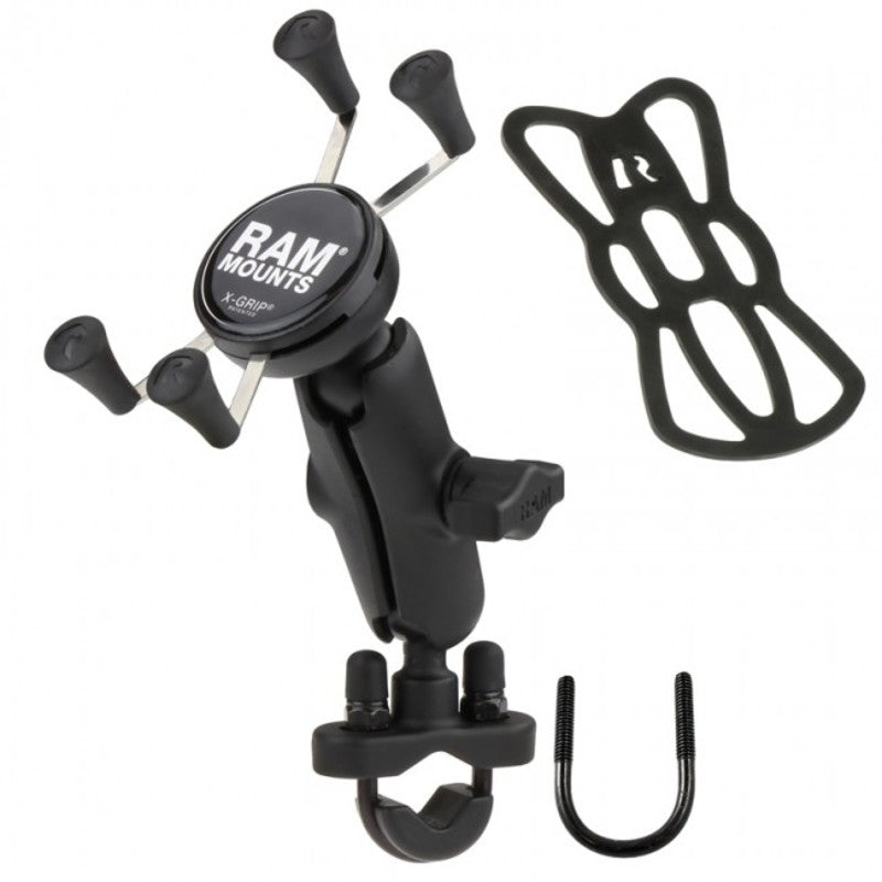Handlebar Rail Mount U-Bolt Base Universal X-Grip® ONE SIZE
