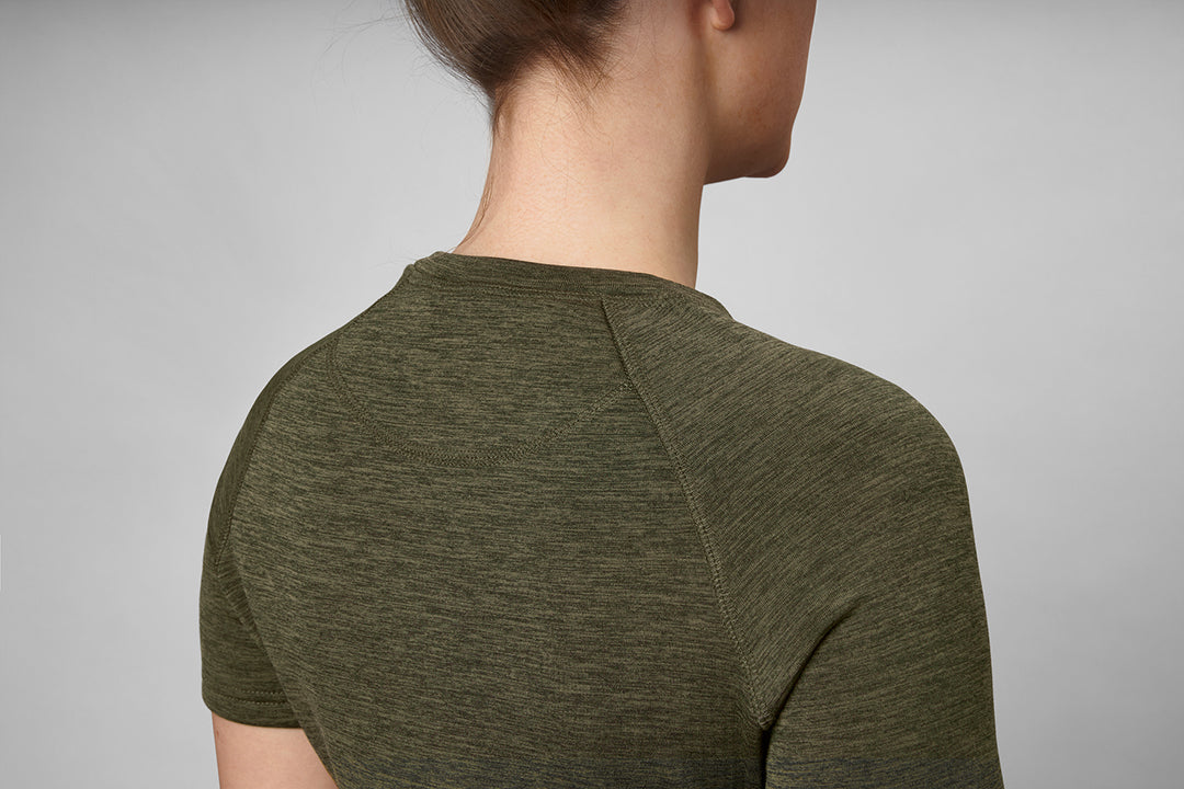 Active S/S T-Shirt Dam PINE GREEN / S