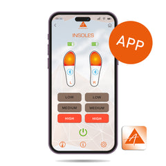 Värmesulor Appstyrda Trådlösa Hotsole Med Li-Polymer Batteri S/M (35-40)