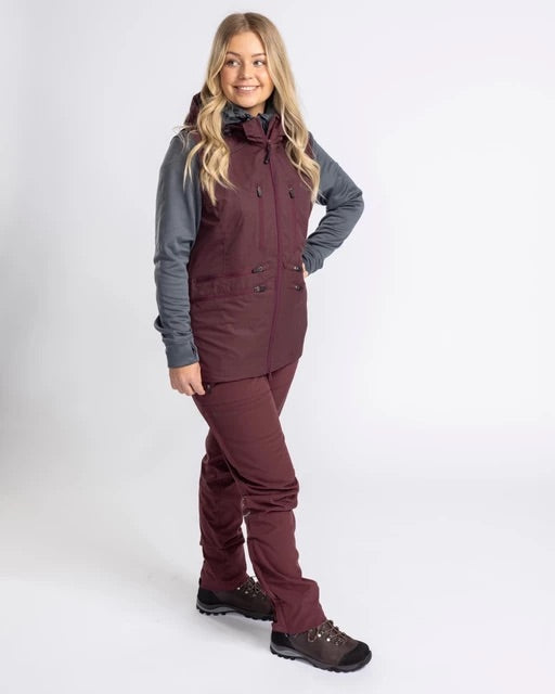 Byxa Wilda Stretch Shell Dam EARTH PLUM / 36