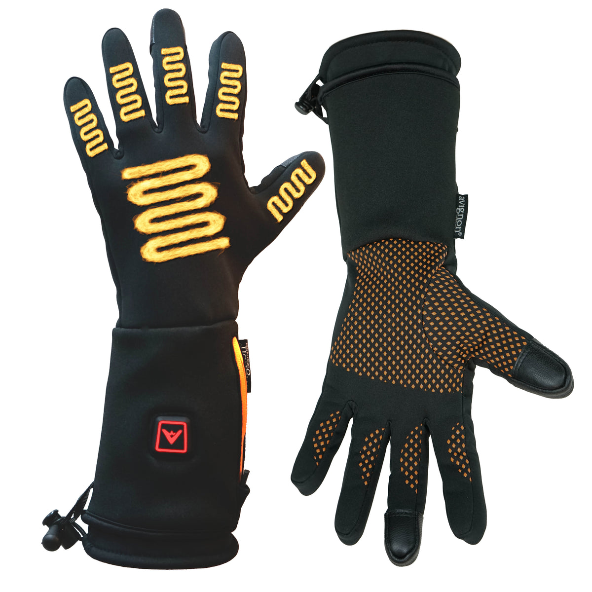 Värme Fingervante XTREME SVART / S/M