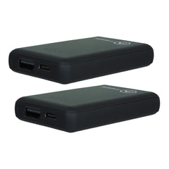 Powerbank handskar 2x3450 mAh SVART / ONE SIZE