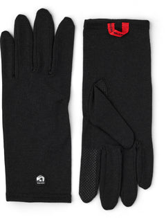 Merino Wool Liner Long - 5 finger BLACK / 6