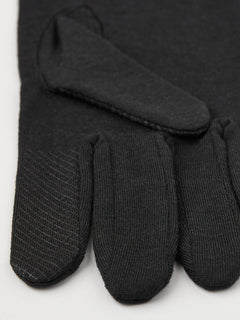 Merino Wool Liner Long - 5 finger BLACK / 6