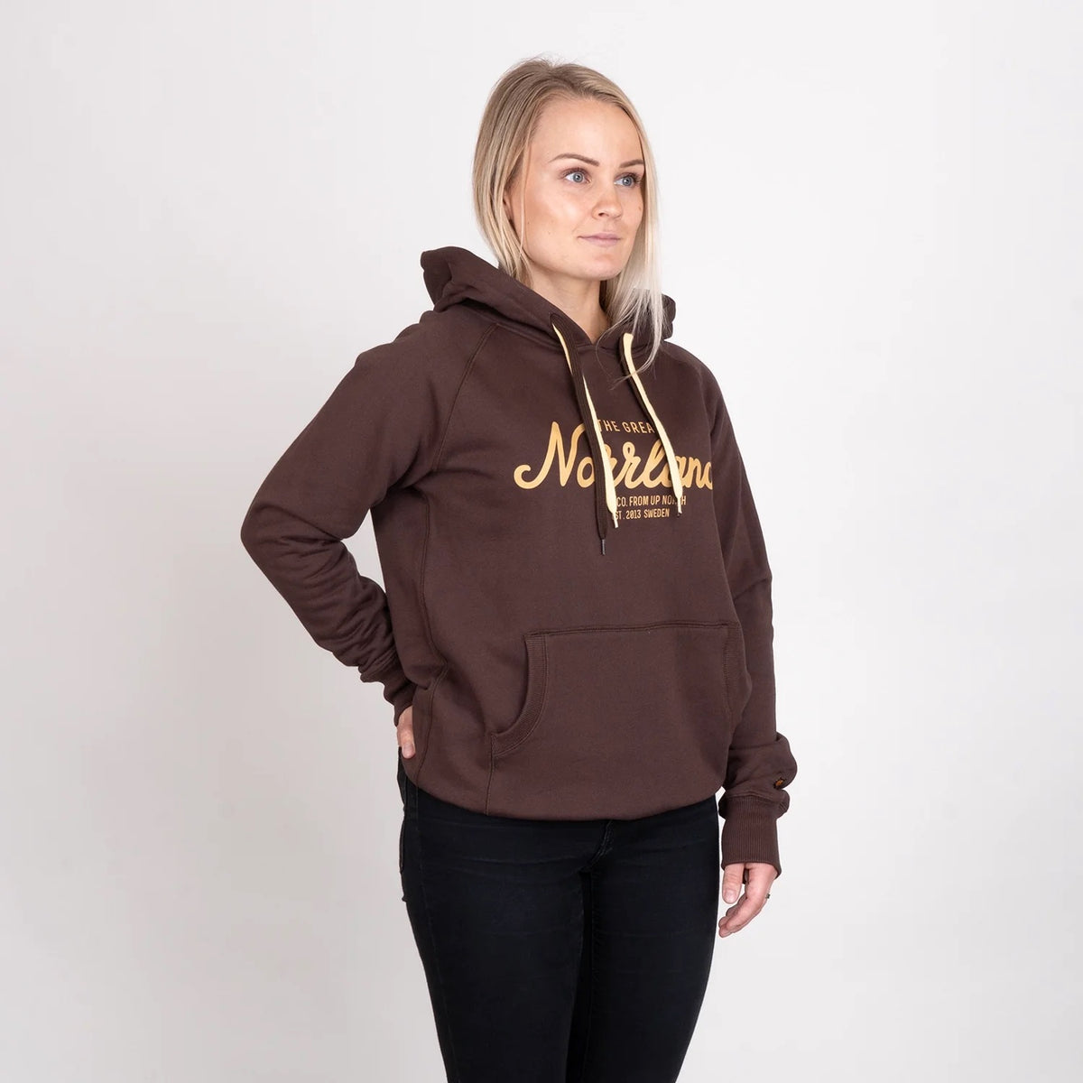 Great Norrland Hoodie - Coffee Brown XS
