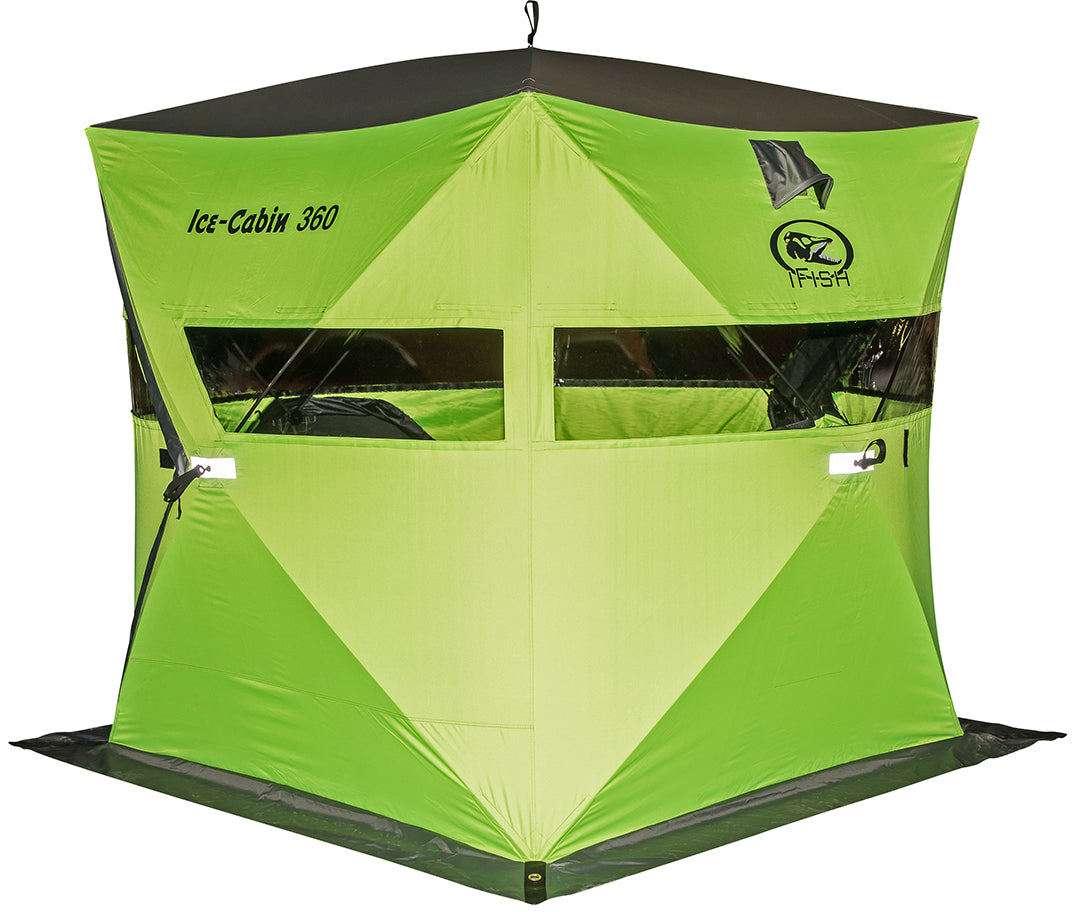 Ice Cabin 360 Isfisketält GREEN / 180X180X200CM