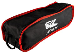 Campingstol Tronen SVART/RÖD / 58X89X36CM