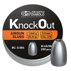 KO Slugs 5,5 mm (.22) 1,645 g 200 st/ask 200 ST / 5.5 MM