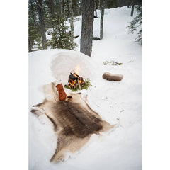 Renfäll med behandlad baksida. L 130-150 cm. B 90-110 cm EN STL
