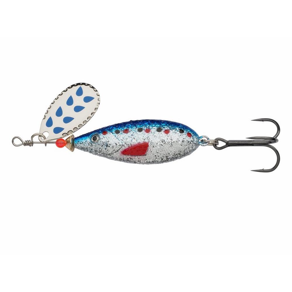 Droppen Maxi Spinnare SILVER BLUE GLITTER / 9 G