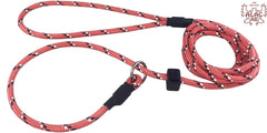 Retriverkoppel med invävd reflex 190 cm i flera färger ROSA / EN STL