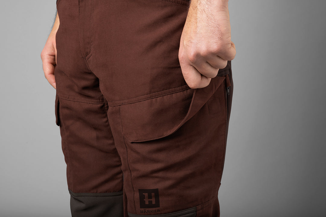 Scandinavian byxor BLODSTONE RED/SHADOW BROWN / 54