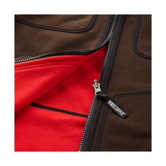 Kamko Fleece, Vändbar BRUN/RÖD / 4XL