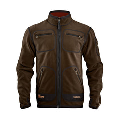 Kamko Fleece, Vändbar BRUN/RÖD / 5XL