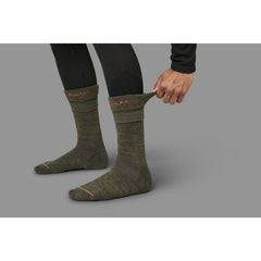 Pro Hunter 2.0 short socka WILLOW GREEN/SHADOW BROWN / M