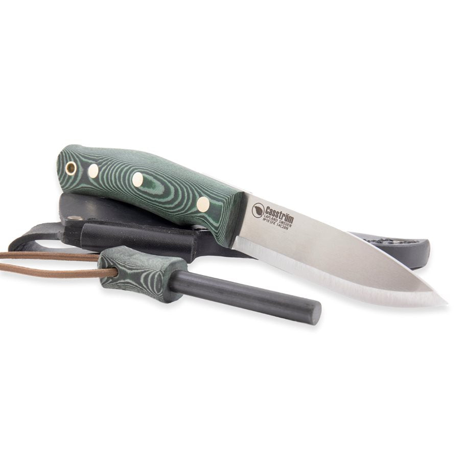 No.10 Swedish Forest Knife Micarta med eldstål EN STL