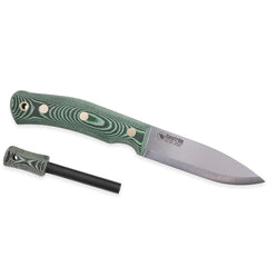 No.10 Swedish Forest Knife Micarta med eldstål EN STL