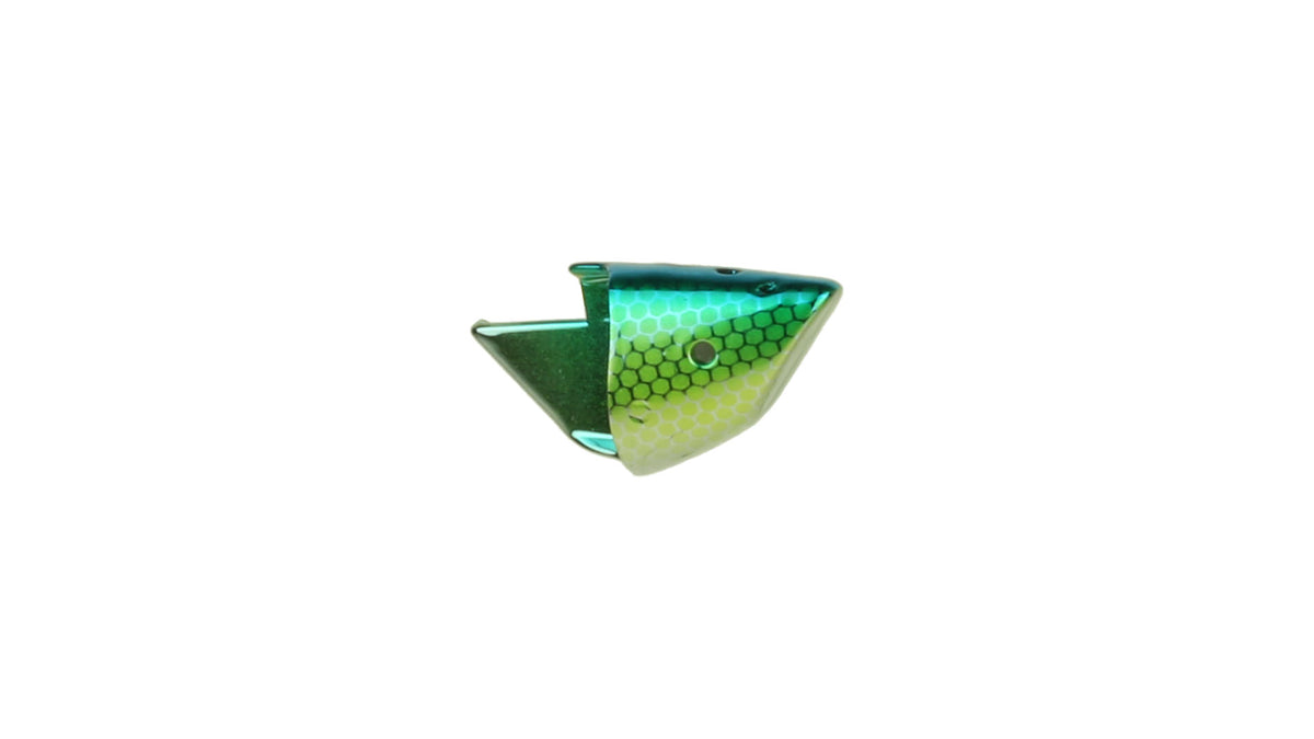 Bait Head, Löjskalle UV CHROME GRÖN/GUL / M