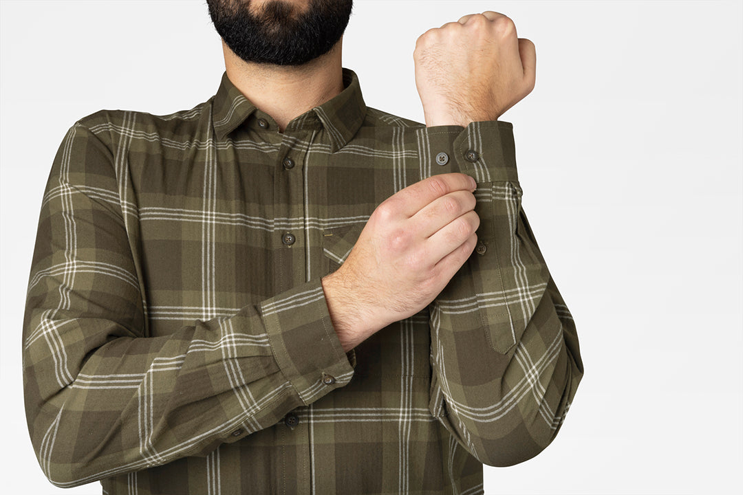 Highseat Skjorta PINE GREEN CHECK / L