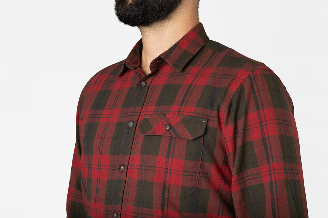 Highseat Skjorta RED FOREST CHECK / M