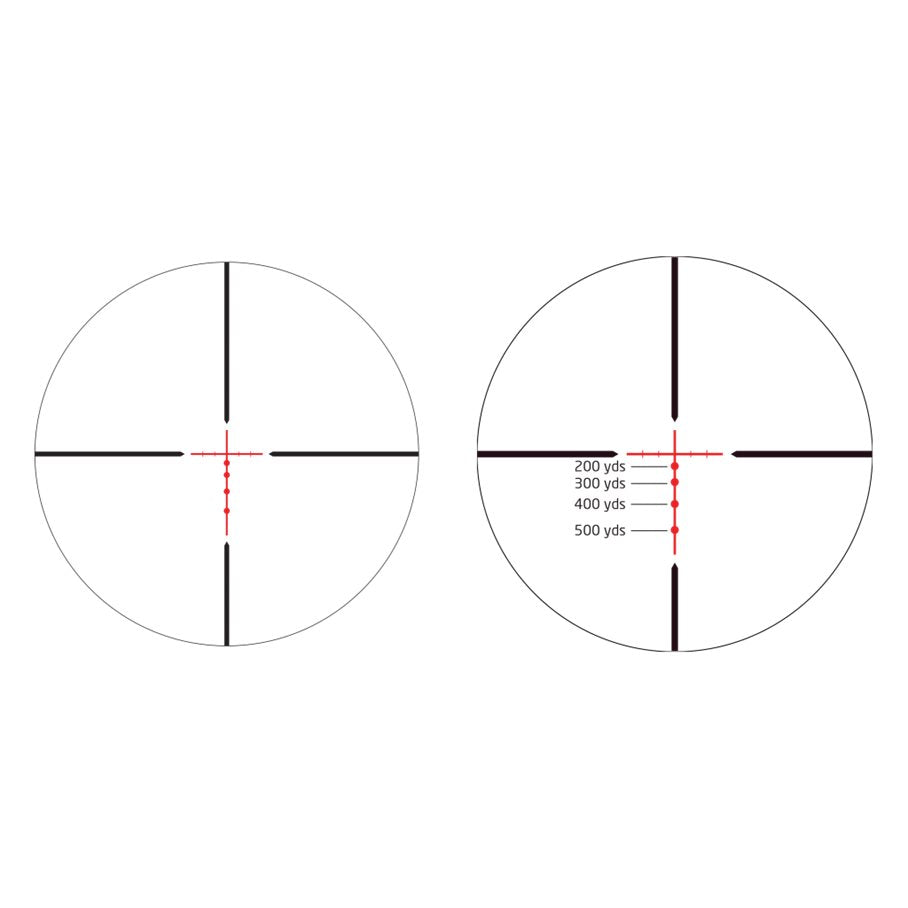 Neos 4-12x40 SF SFP Kikarsikte BDC 500