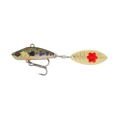 3D Stickleback Tail Spin BROWN TROUT / 7 CM