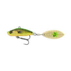 3D Stickleback Tail Spin FIRETIGER / 7 CM