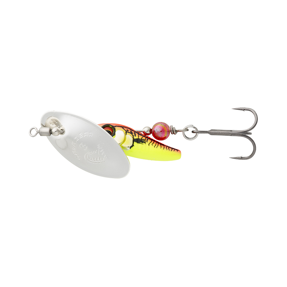 Sticklebait Spinner SILVER RED DOT / STL 3