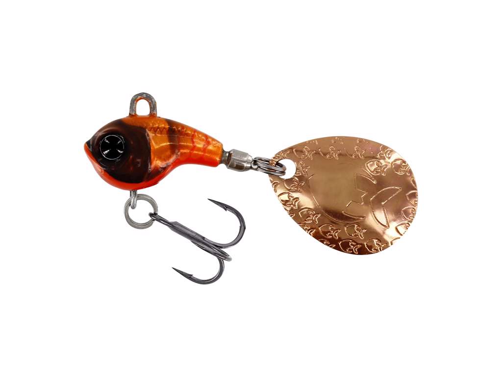 Dropbite Tungsten Spin Tail Jig FIRE CRAW / 18 MM / 18 MM / 9 GRAM