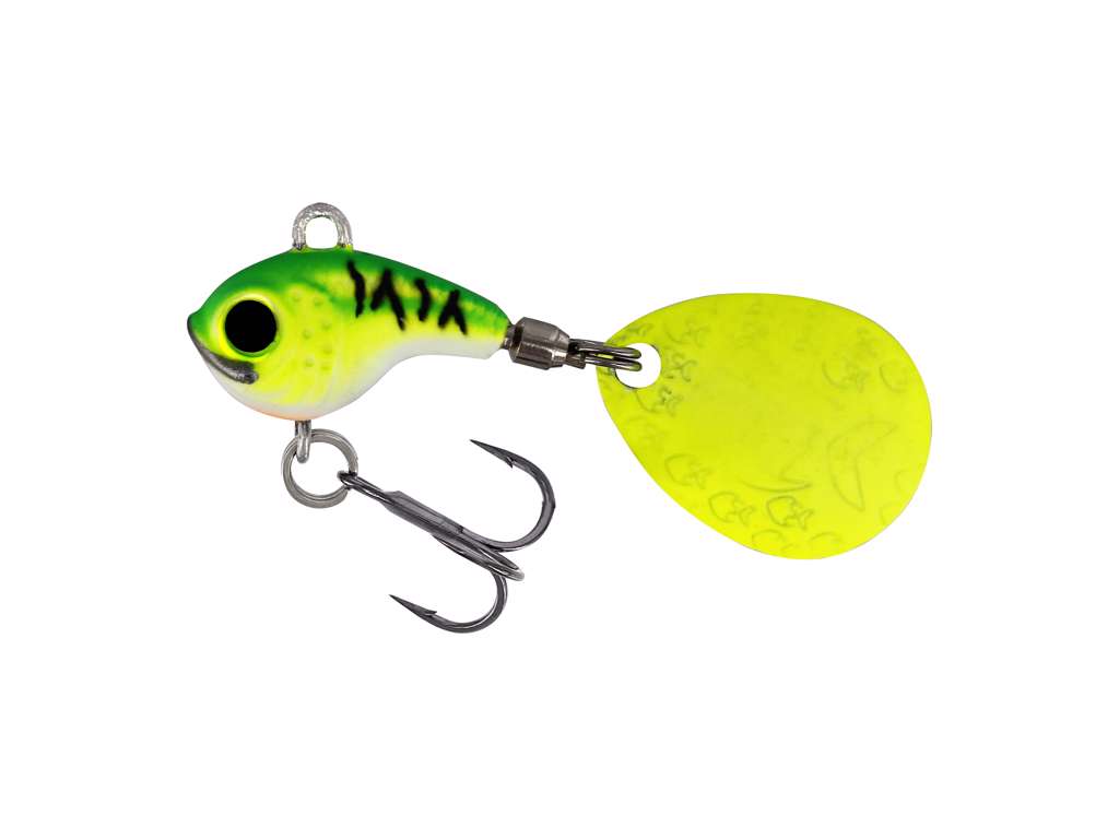 Dropbite Tungsten Spin Tail Jig CHARTREUSE ICE / 16 MM / 7 GRAM