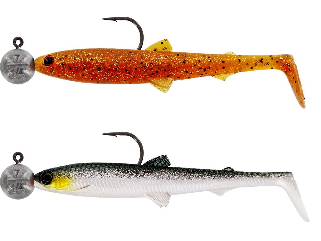 Bullteez Rigged N Ready 2-pack CLEAR WATER MIX / 9 CM OCH 7 GRAM