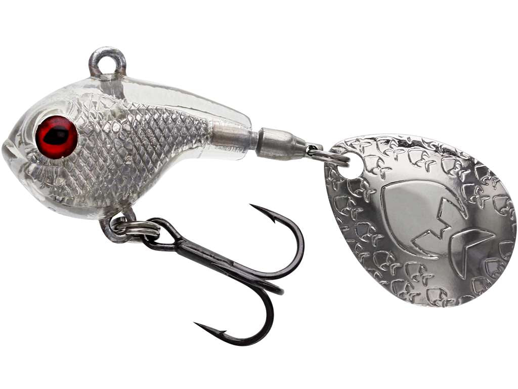Dropbite Spin Tail Jig CRYSTAL / 3,4 CM OCH 17 GRAM
