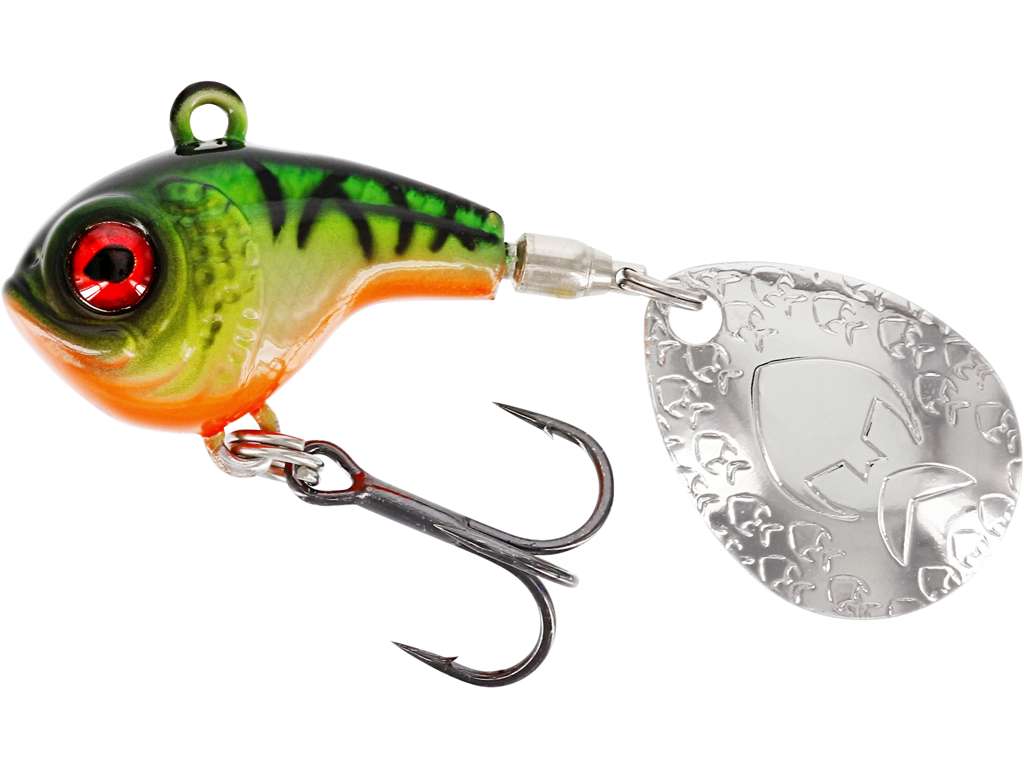 Dropbite Spin Tail Jig FIRETIGER / 3,4 CM OCH 17 GRAM