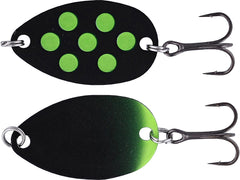 Fidusen Skeddrag BLACK GREEN DOTS / 3,2 CM OCH 2,8 GRAM
