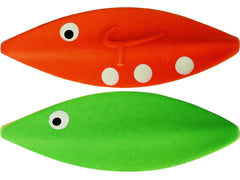 Twister Skeddrag GREEN AND ORANGE / 5,1 CM OCH 7,5 GRAM