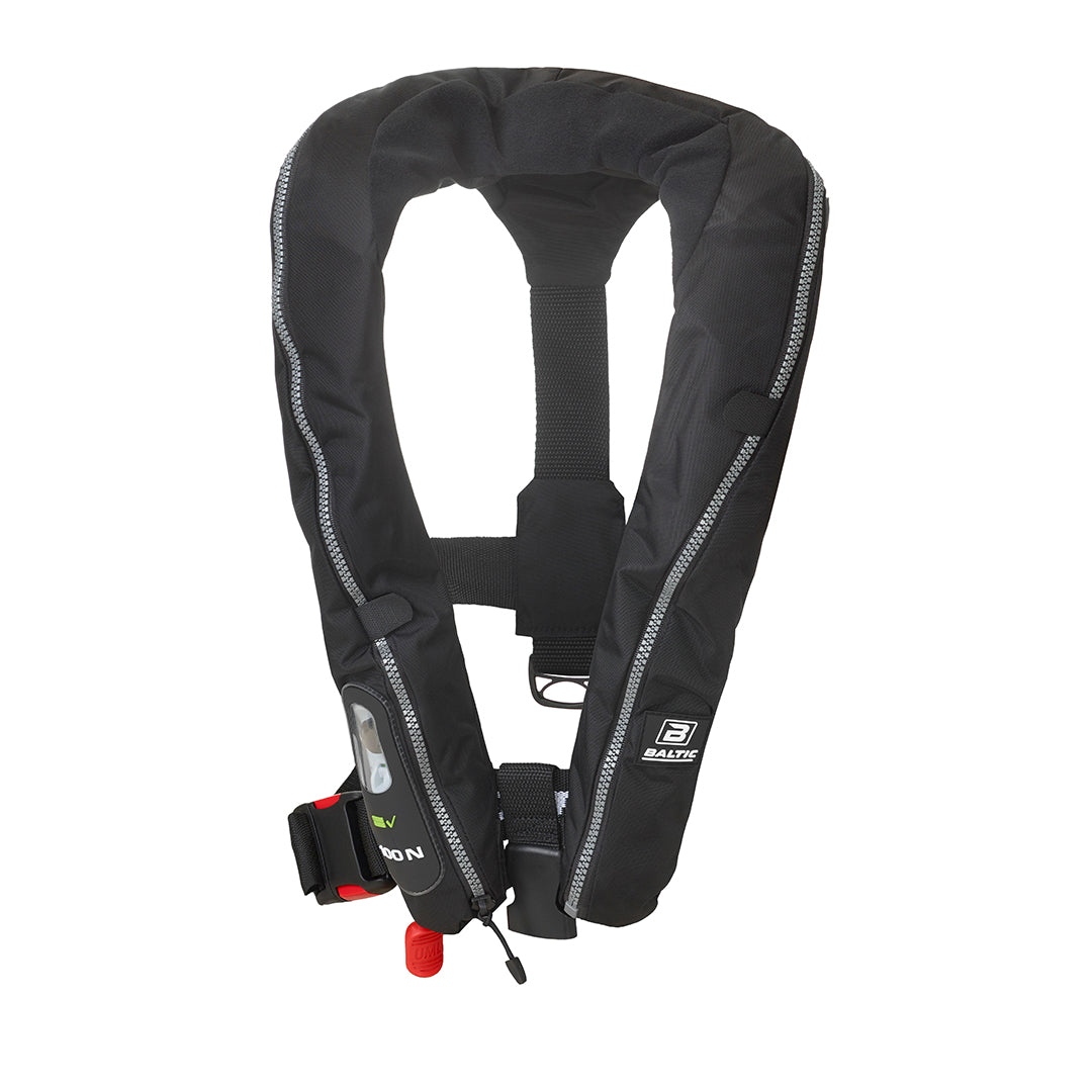 Compact 100 Automatisk Flyväst SVART / 30-110 KILO