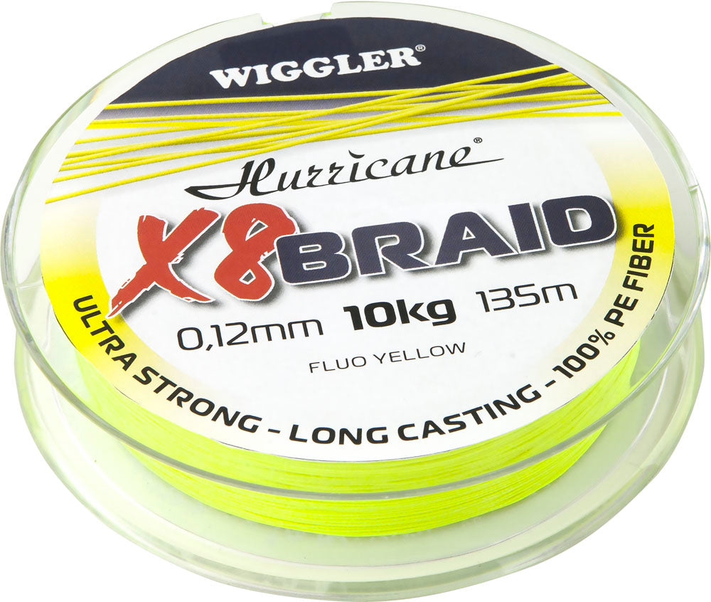 X8 Braid 135 m Flätlina YELLOW / 0,10 MM