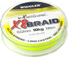 X8 Braid 135 m Flätlina YELLOW / 0,14 MM