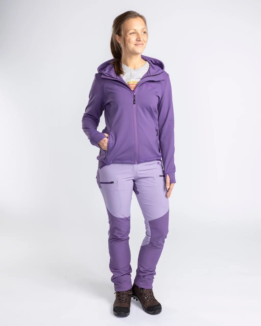 Hoodie Finnveden Dam LILAC / L