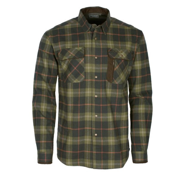 Skjorta Cornwall H.OLIVE/TERRACOTTA / M