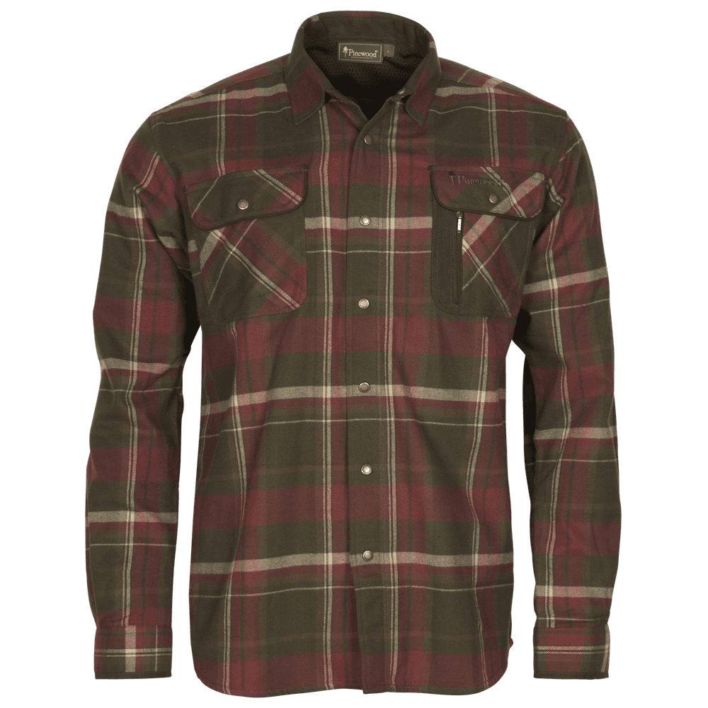 Skjorta Cornwall D.GREEN/D.COPPER / XXL