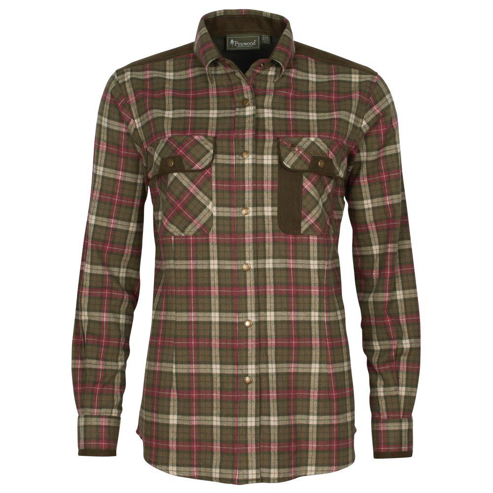 Skjorta Prestwick Exclusive Dam H.OLIVE/PLUM / M