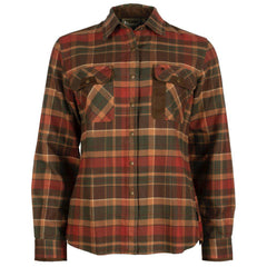Skjorta Prestwick Exclusive Dam D.GREEN/TERRACOTTA / XL