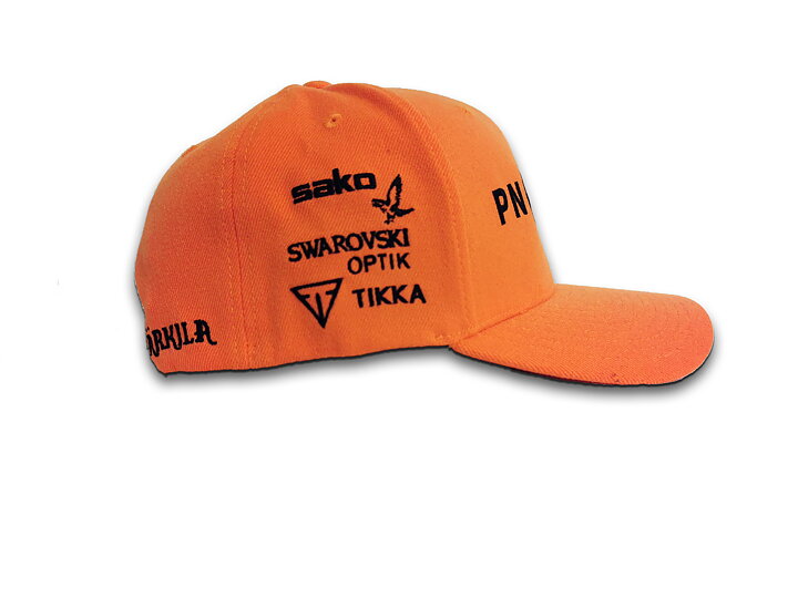 Keps Team PN Jakt med böjd skärm NY MODELL ORANGE / ONE SIZE