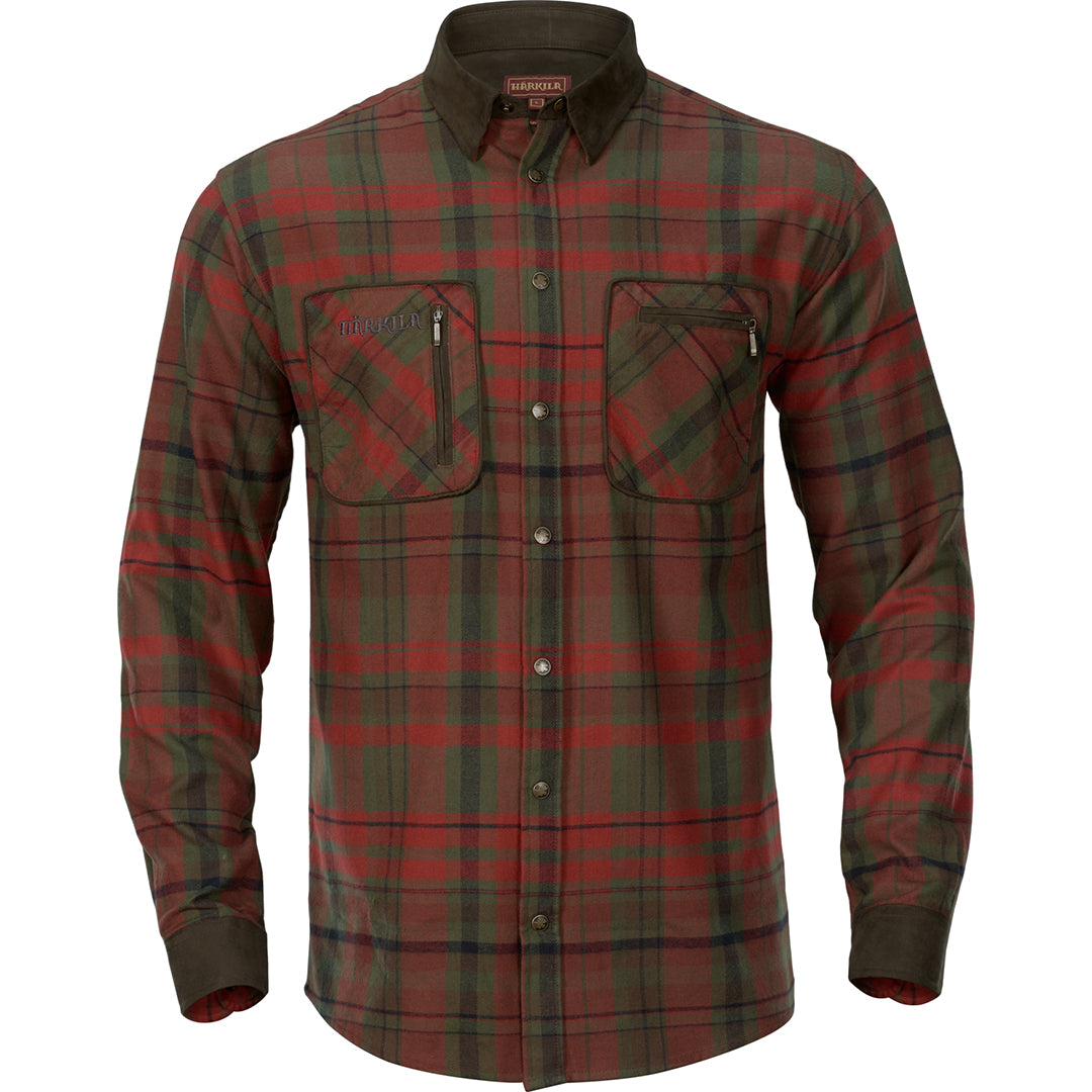 Skjorta Pajala RED AUTUMN CHECK / S